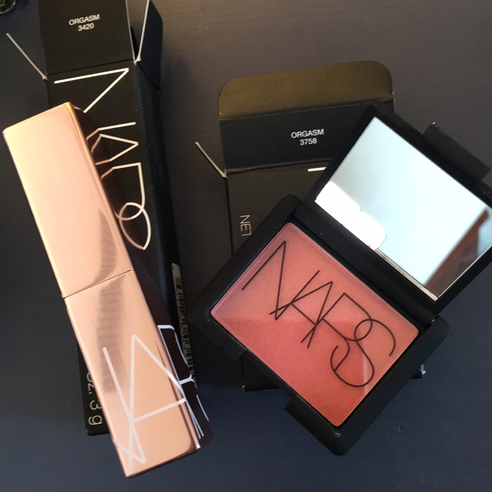 BUNDLE Nars Afterglow Lip Balm Orgasm and Blush